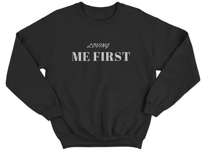 Exploding Heart Sweatshirt (Grey Print)