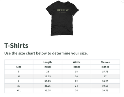 ME FIRST Signature Tee