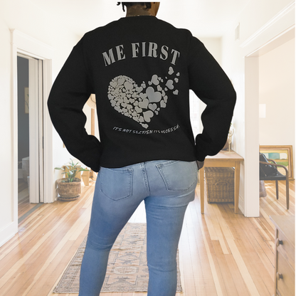 Exploding Heart Sweatshirt (Grey Print)