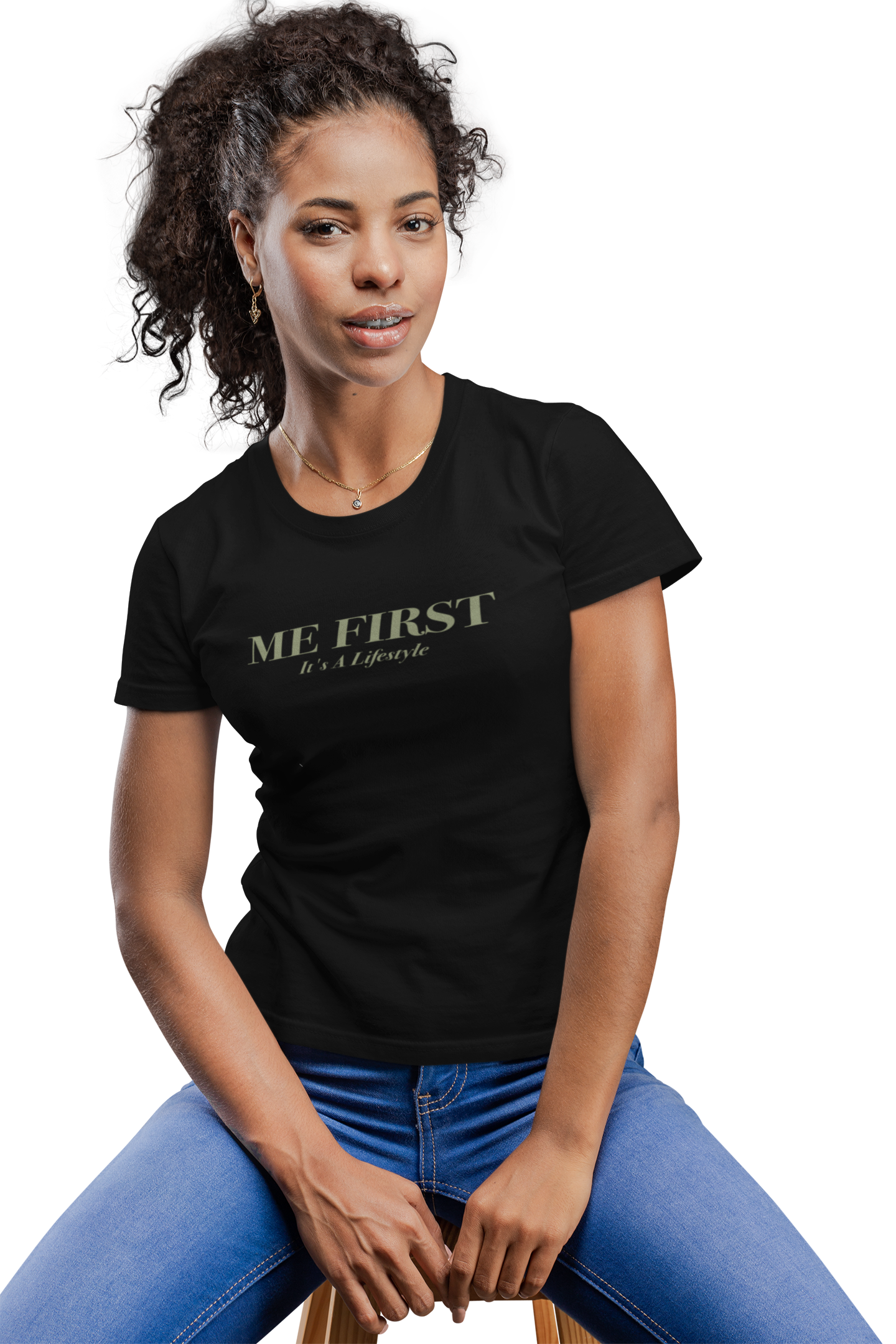 ME FIRST It's A Lifestyle T-Shirt (Black)